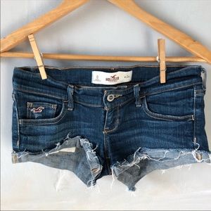 hollister denim cutoff shorts